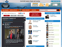 Tablet Screenshot of celebritiestweets.com